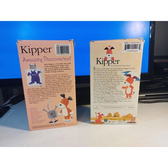 Kipper the Dog - The Visitor and Amazing Discoveries VHS Lot - Picture 2 of 6